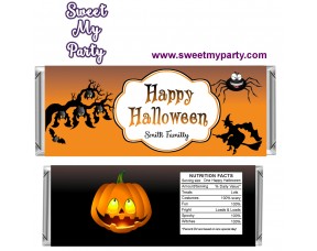 Halloween Candy Bar Wrappers, design 05